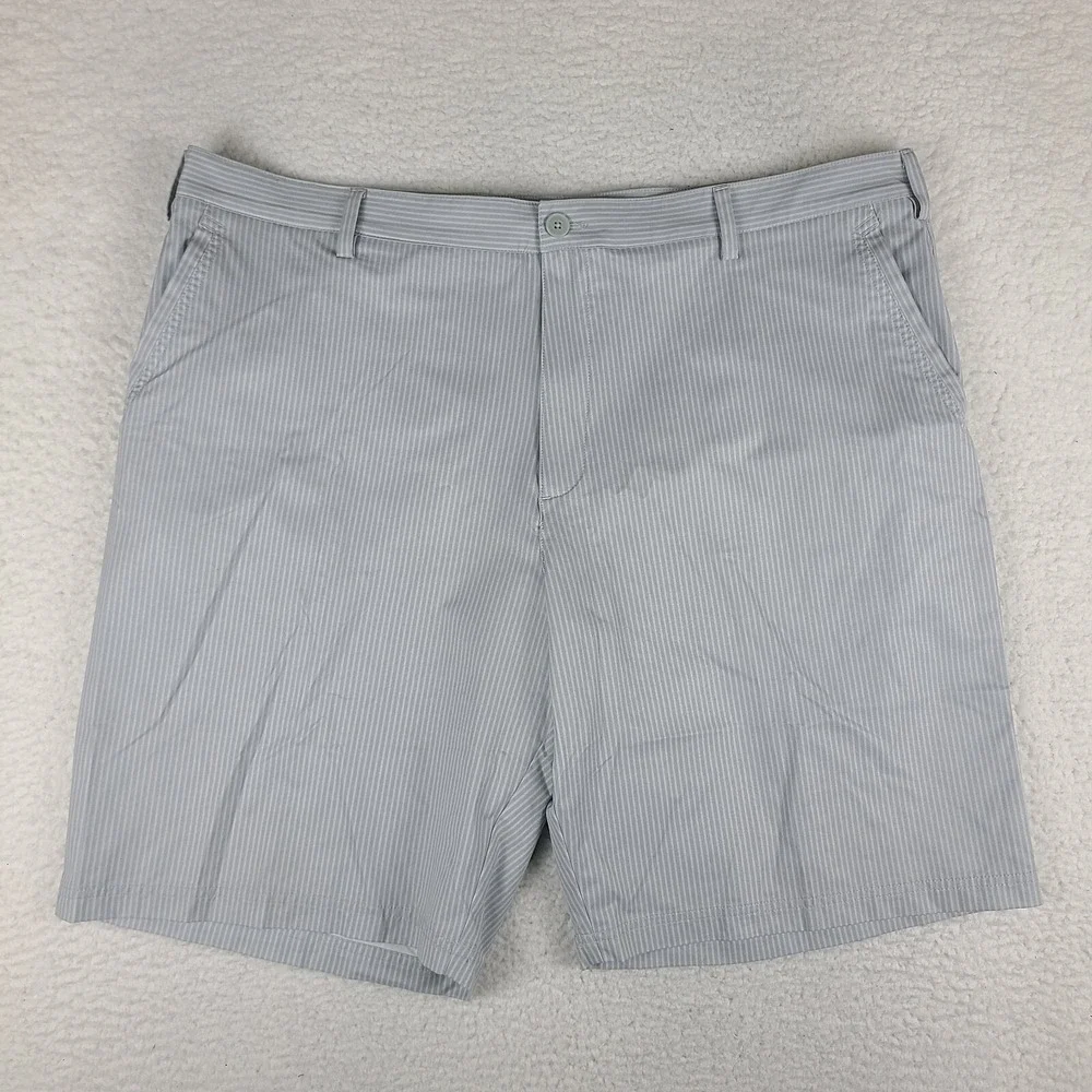 Adidas Shorts Mens 42 Gray‎ Striped 9